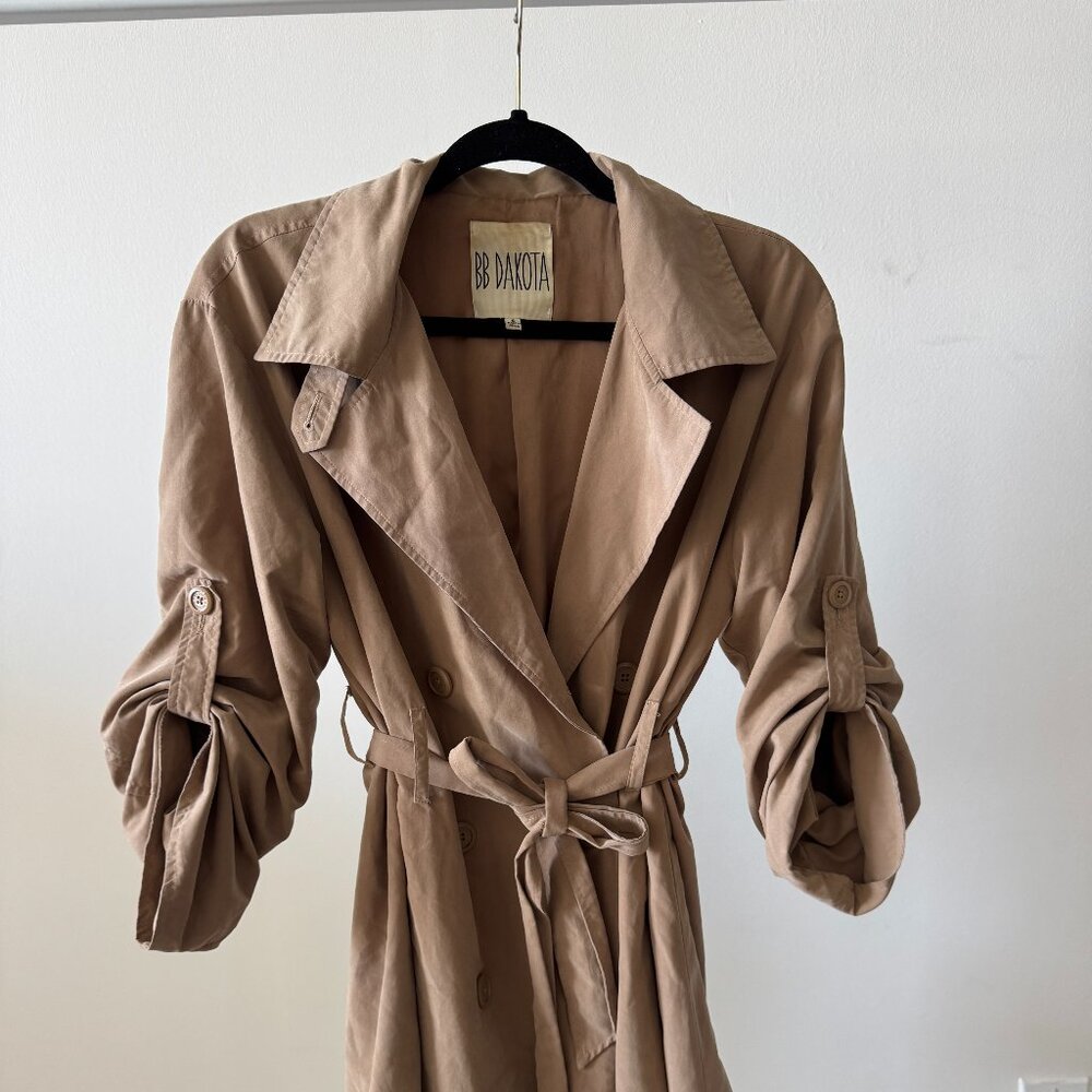 BB Dakota - Belted trench coat - Tan S